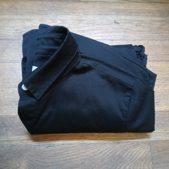 CHICO'S billow sleeve poplin shirt in black (0/US4-6) - Picture 13 of 15